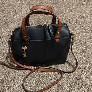 Fossil Rachel Satchel Handbag with Crossbody Strap